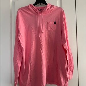 Simply Southern Pink Long Sleeve Shirt w/ Hood